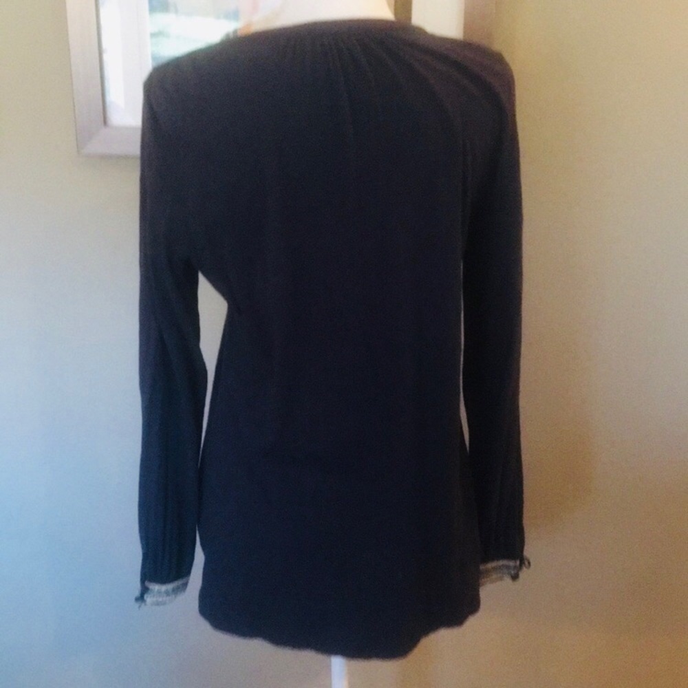 LUCKY BRAND Navy Embellished Knit Tunic - Picture 5 of 8